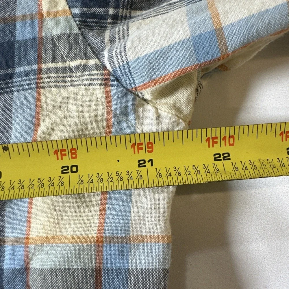 Pendleton Seaside Short Sleeve Shirt Mens Large Plaid Multicolor M Button‎ Down